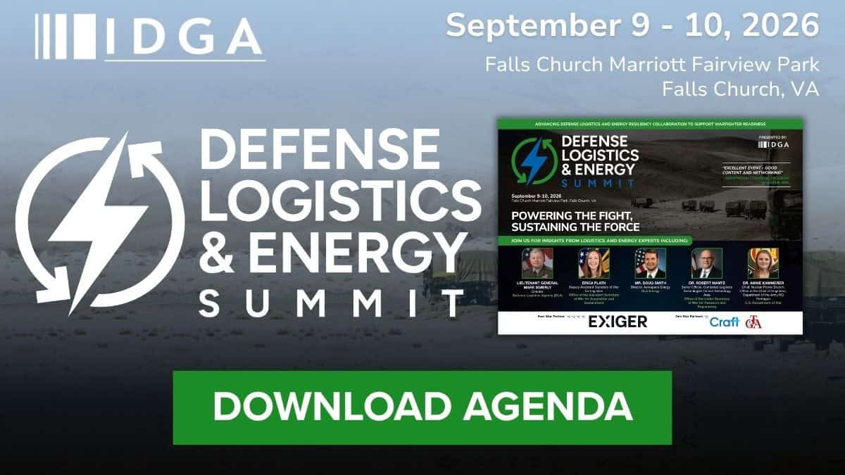 2026 Defense Logistics & Energy Summit to Unite Top Defense Leaders in Virginia