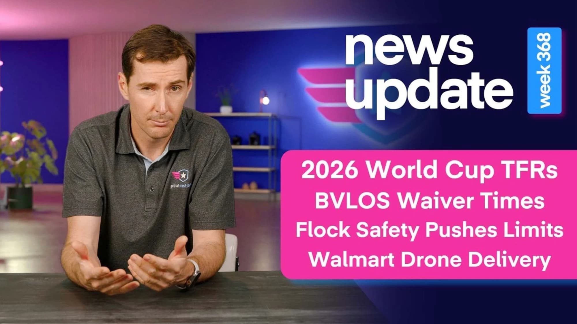 2026世足賽禁飛區公布、北達科他州23天BVLOS豁免、Flock Safety警用無人機新攝影機、Walmart無人機配送引發土地使用爭議 1