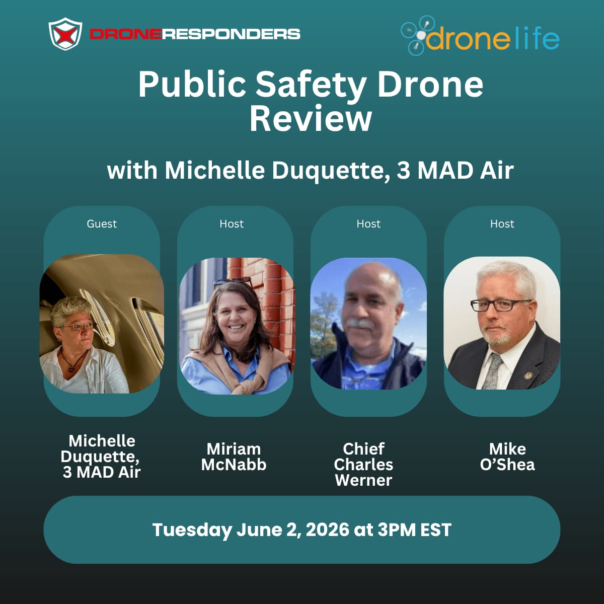 公共安全無人機線上研討會 2026年6月2日:3 MAD Air 的 Michelle Duquette 暢談整合空域的未來 1