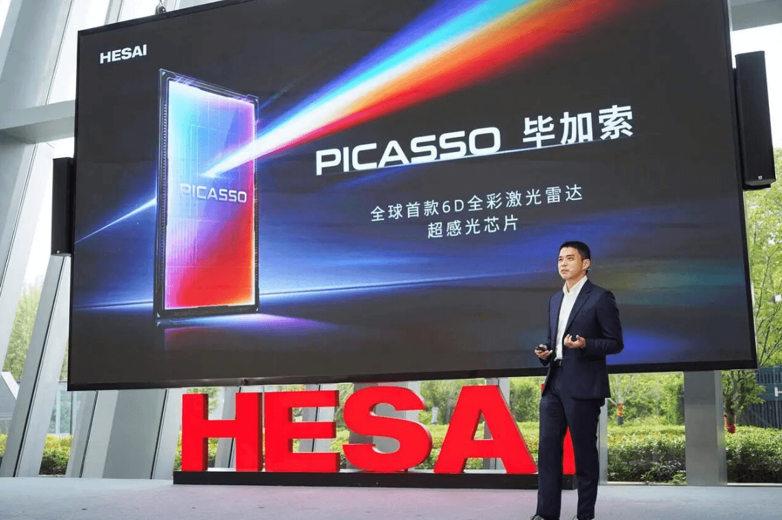 禾賽科技發布全球首款 6D 全彩超感光晶片「畢加索 SPAD-SoC」:光子探測效率突破 40%,達國際頂尖水準 1