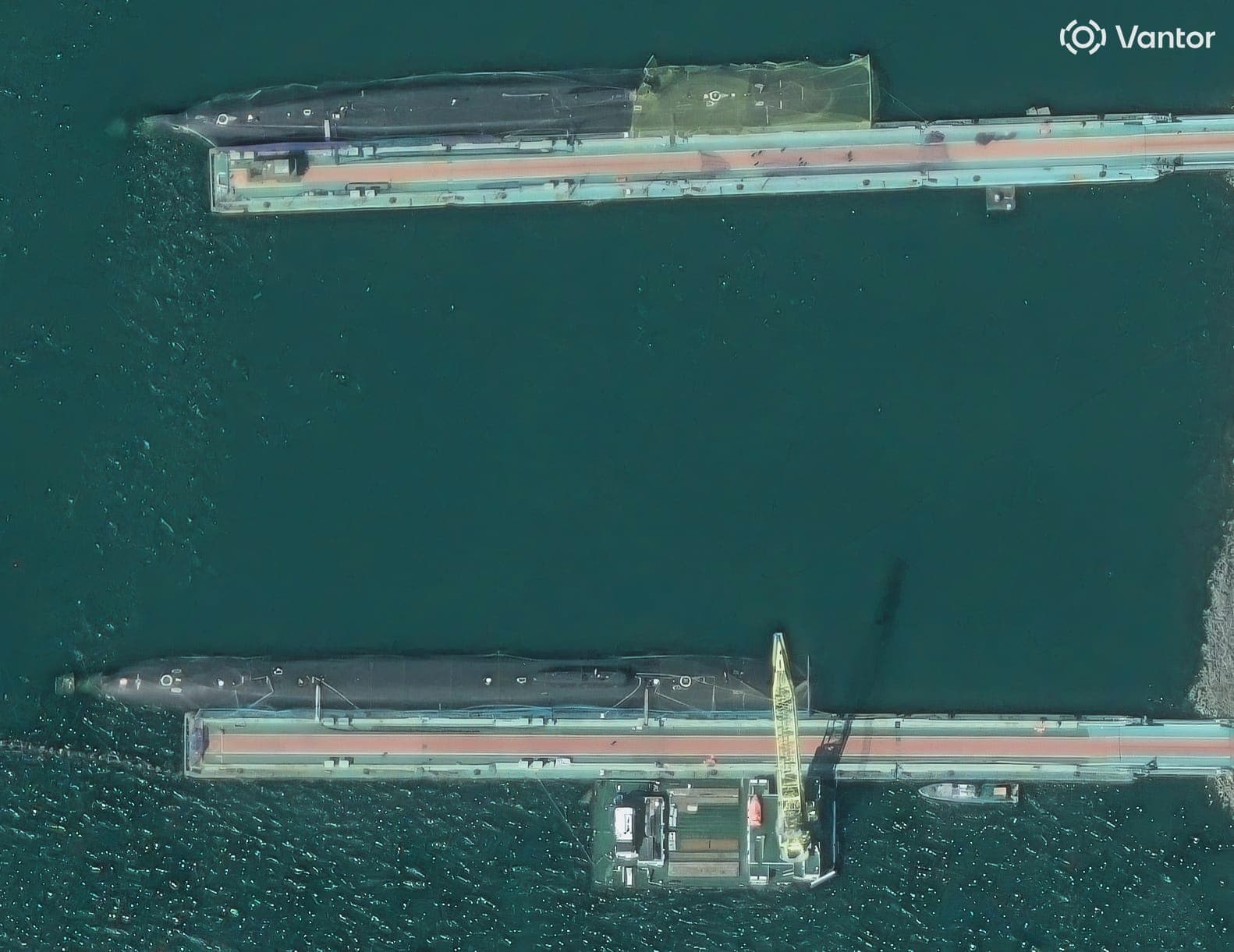 距烏克蘭7,400公里外:俄羅斯太平洋核子潛艦部署反無人機防護網 1