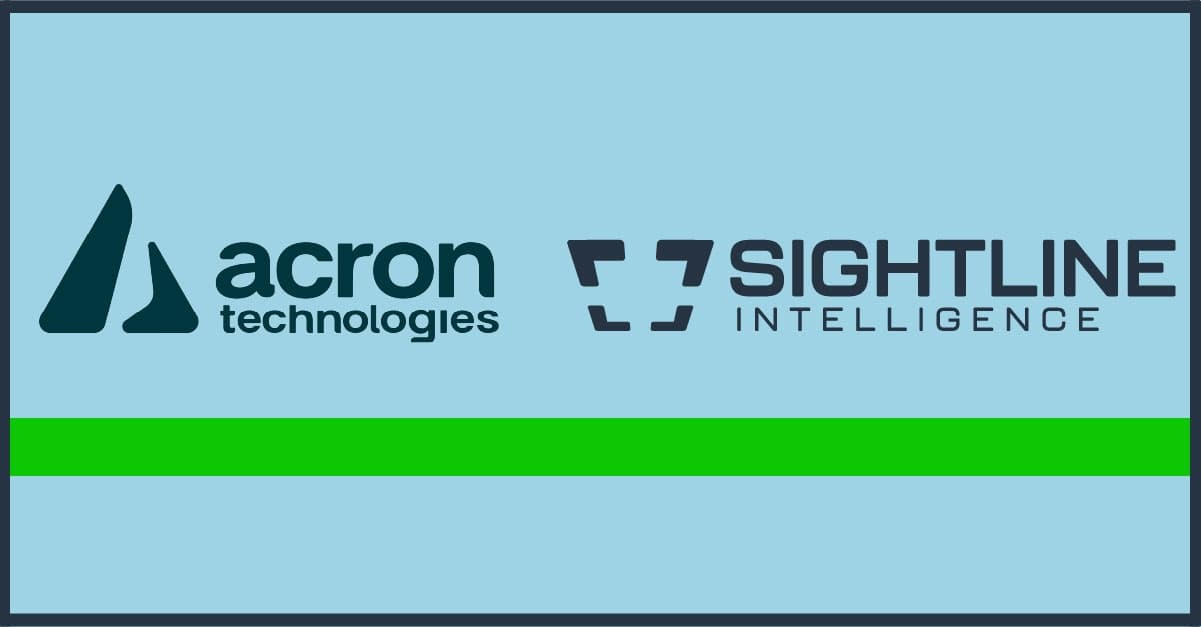 Acron Technologies 收購 AI 目標辨識專家 Sightline Intelligence,強化國防無人機技術組合 1