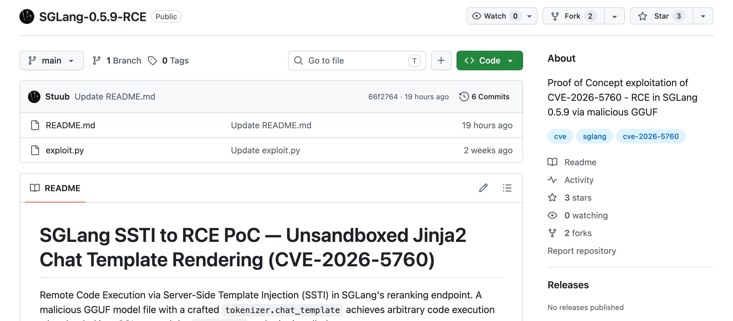 AI推論框架SGLang曝RCE漏洞,惡意GGUF模型可觸發任意程式碼執行 1