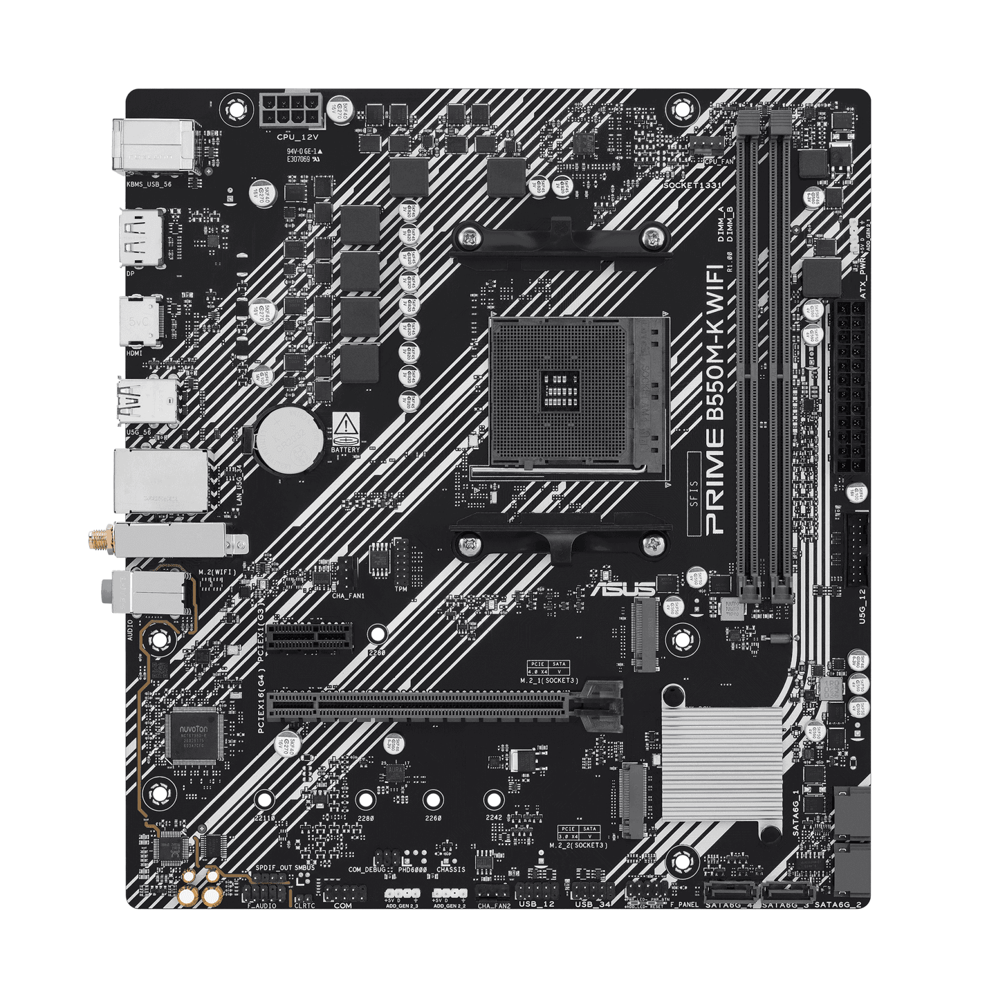 ASUS 推出入門級 AM4 主機板,PRIME B550M-K WIFI 售價 599 元 1