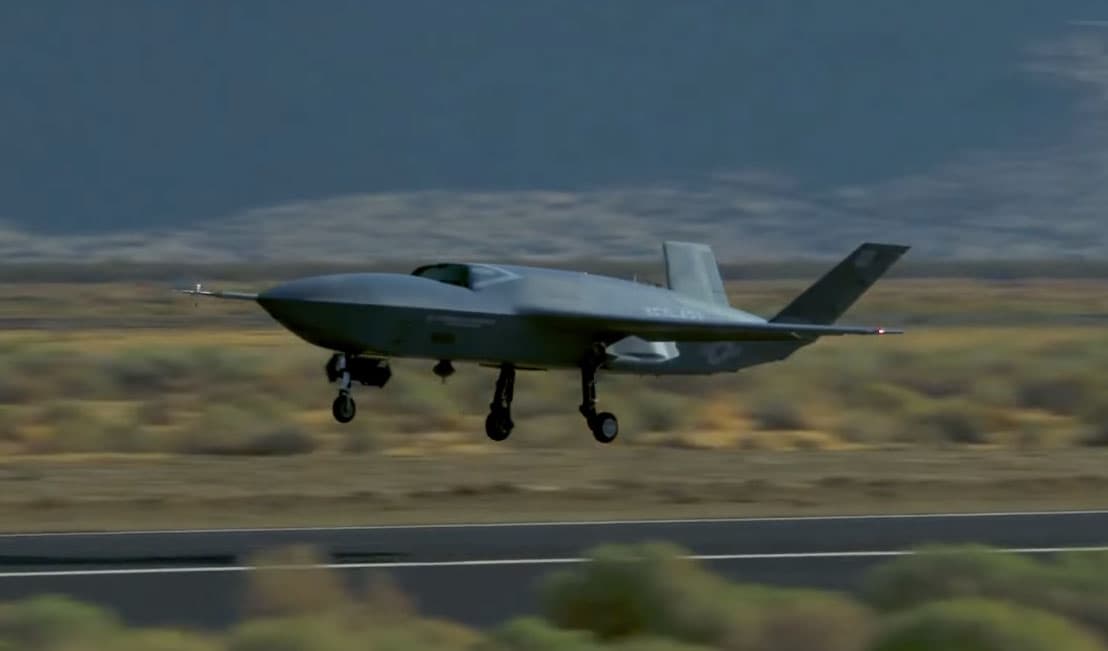 US Air Force Loyal Wingman Drone Successfully Fires Live AMRAAM Air-to-Air Missile for First Time