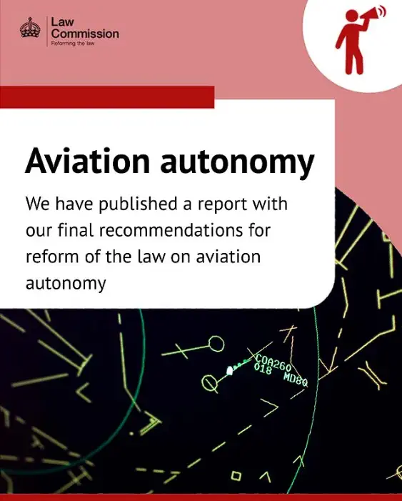 英國法律委員會發布自主飛行最終報告——為無人機與自動駕駛航空器鋪設法規藍圖 1