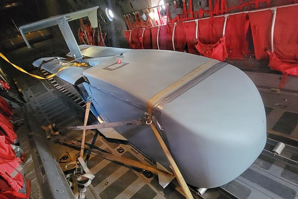 美國綠扁帽部隊測試滑翔無人機進行物資空投補給 1