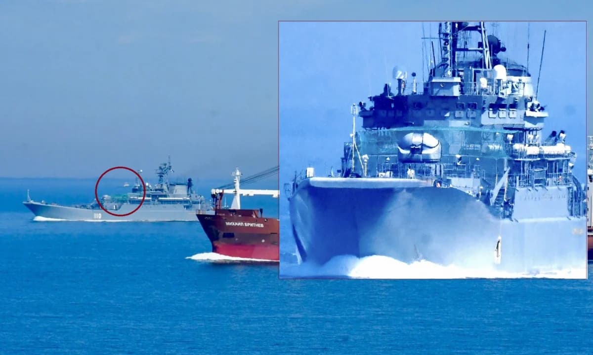 Russia Drapes Warships in Garden Netting to Defend Against Ukrainian Kamikaze Drones
