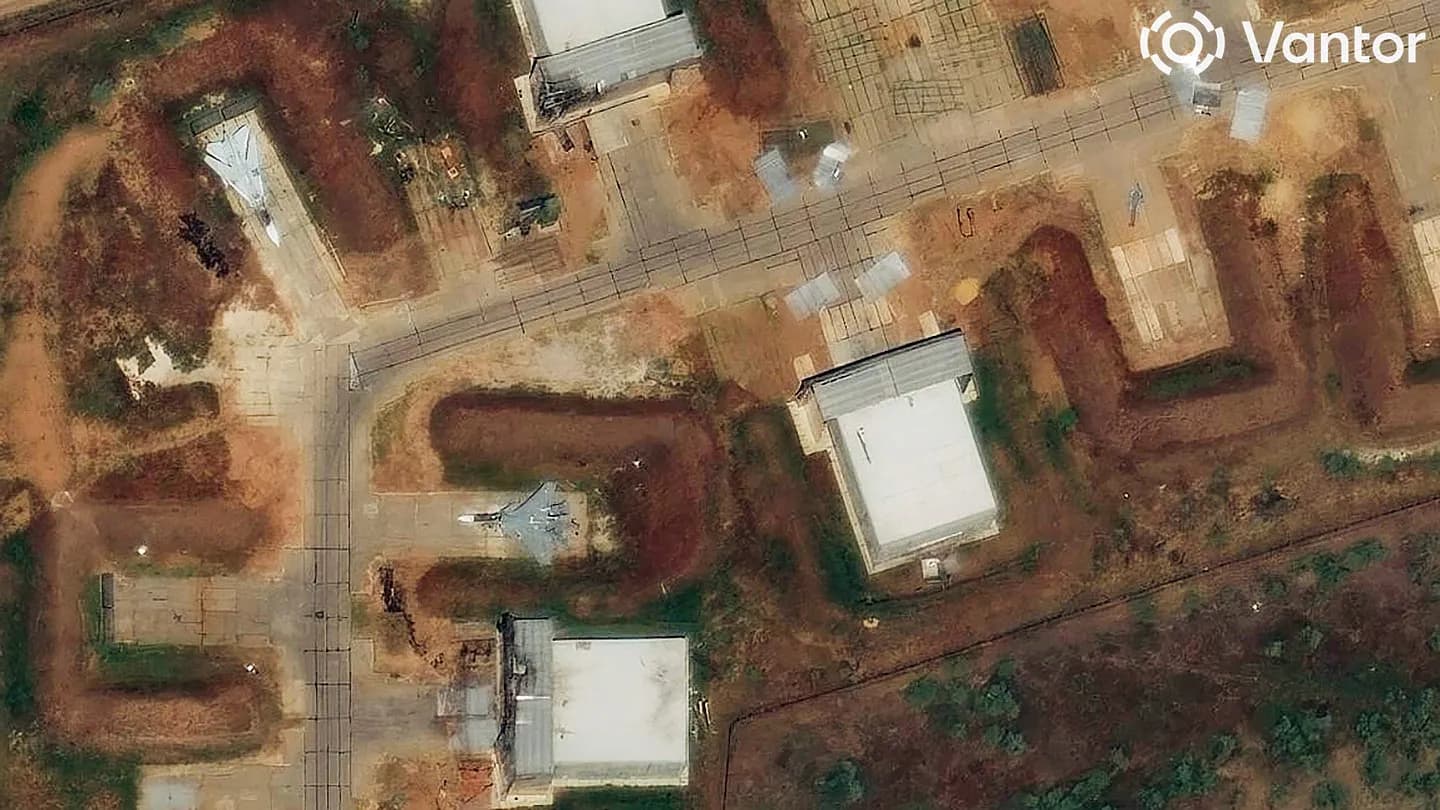 Ukrainian Drones Strike Saki Air Base in Crimea, Six of Seven Hardened Hangars Damaged 1
