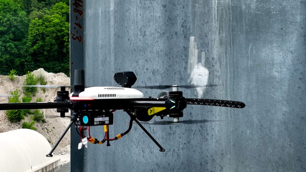 Drone Spot-Repair Validated On-Site: Three Corrosion Patches on Cement Silo Completed in Under One Hour 1