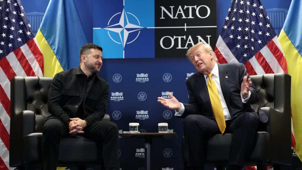 Trump Praises NATO 'Unity' After Summit, Floats Idea of Ukraine Producing Patriot Missiles Domestically 1