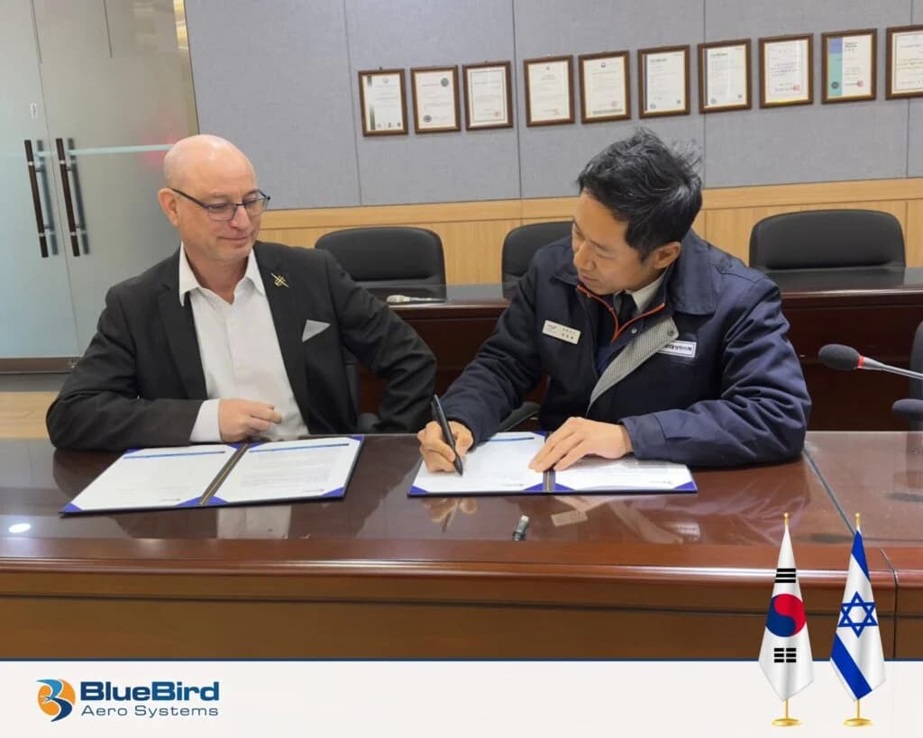 BlueBird Aero Systems 與韓國大成高科技簽署無人機系統生產合作備忘錄 1