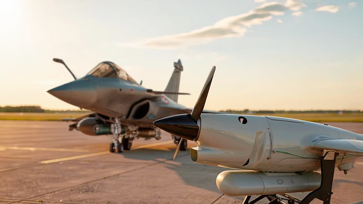 Dassault Aviation and Harmattan AI Complete Rafale F4 and Electronic Warfare Drone Collaborative Flight Test 1
