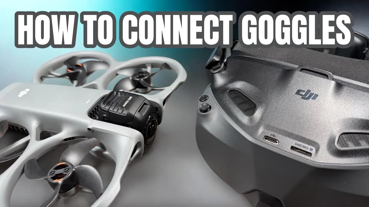 DJI Avata 360 配對教學:如何將飛行眼鏡與遙控器連接至新機 1