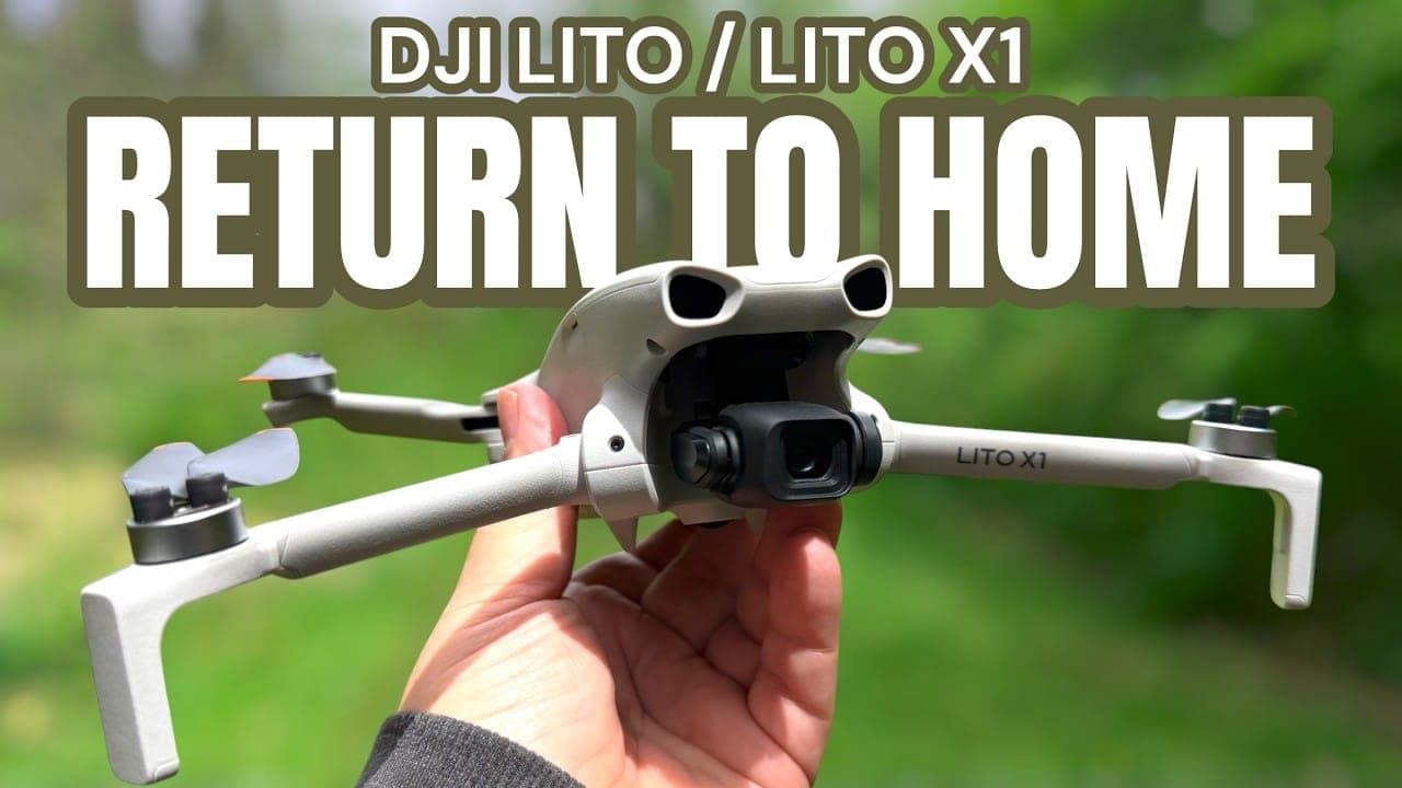 DJI Lito 返航功能詳解:「最佳化」與「預設高度」兩種模式該怎麼選? 1