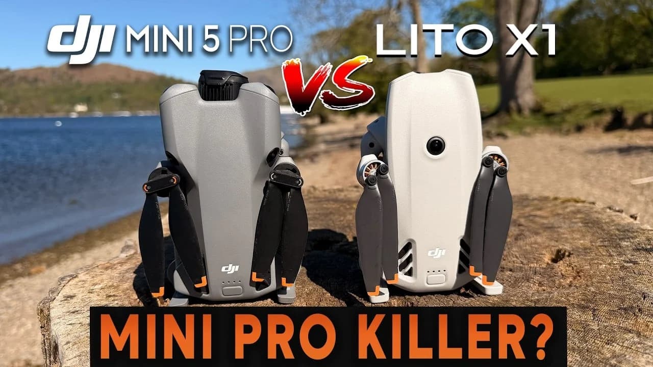 英國創作者盲測對比:DJI Lito X1 畫質直逼 Mini 5 Pro,價格卻便宜近一半 1