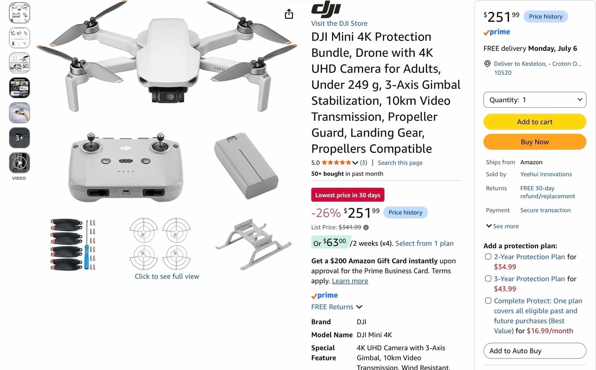 DJI Mini 4K Protection Bundle Drops to $251.99 Ahead of Fourth of July Weekend 1