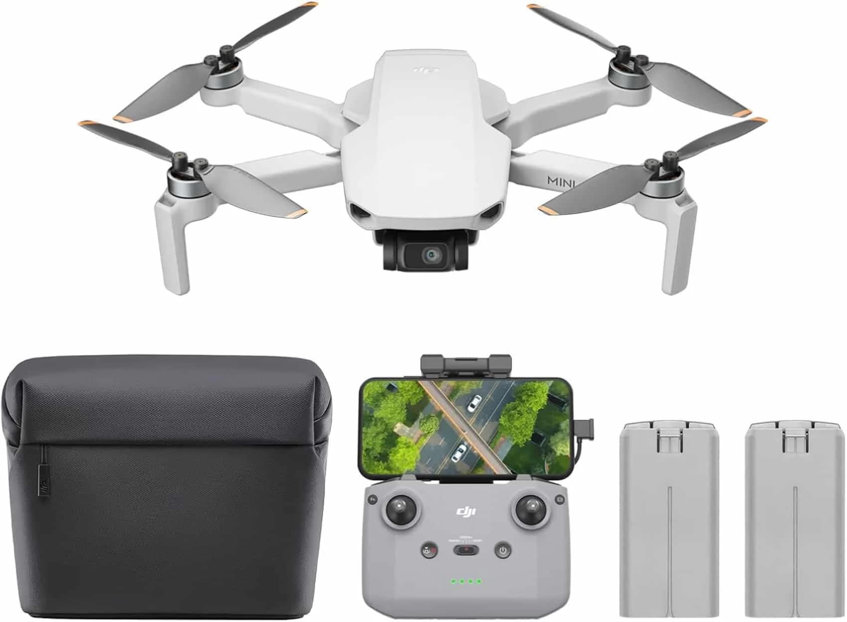 DJI Mini 4K Fly More 套裝組在 Amazon 特價 $255,原價 $389