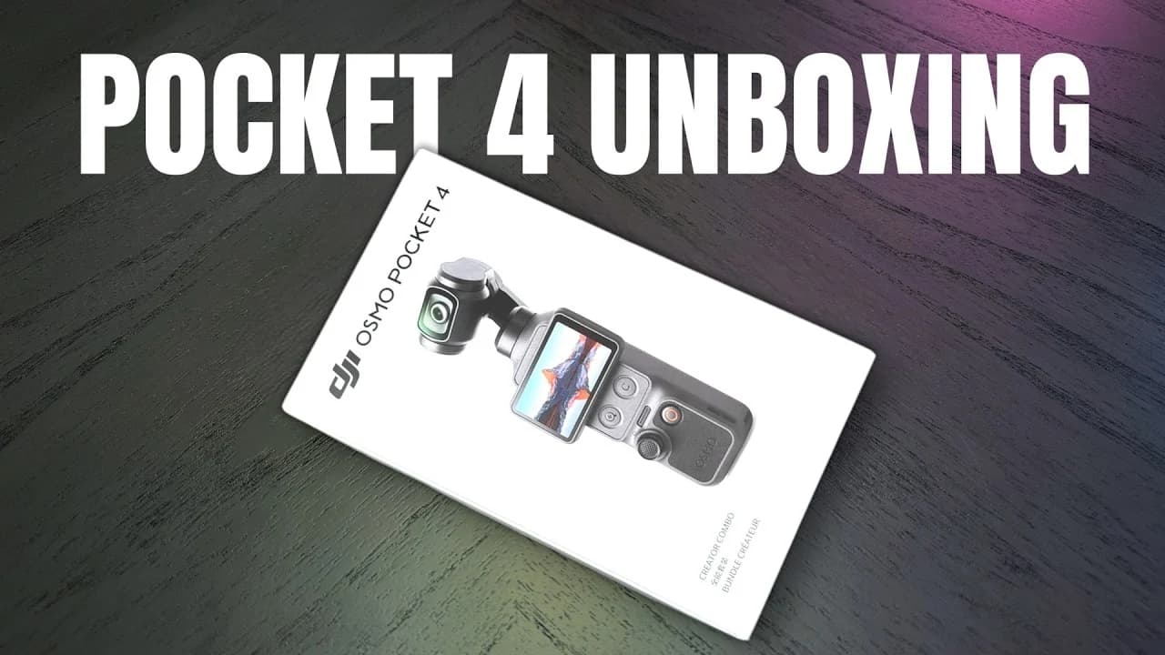 DJI Osmo Pocket 4 Creator Combo 開箱:盒裝內容完整揭曉 1