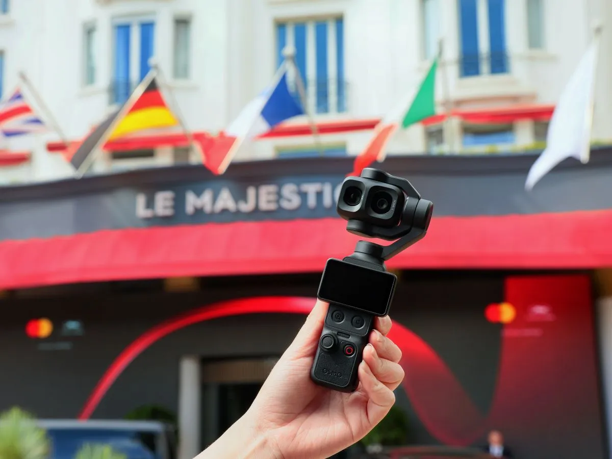 DJI 在坎城影展發表全新 Osmo Pocket 4P 電影級口袋相機 1