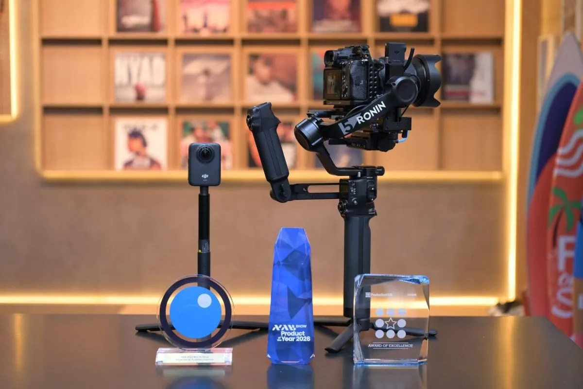 DJI RS 5 與 Osmo 360 於 NAB Show 2026 勇奪多項大獎 1
