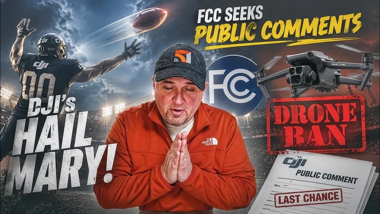 這會是拯救DJI在美國市場的關鍵嗎?FCC正式開放公眾意見徵集 1