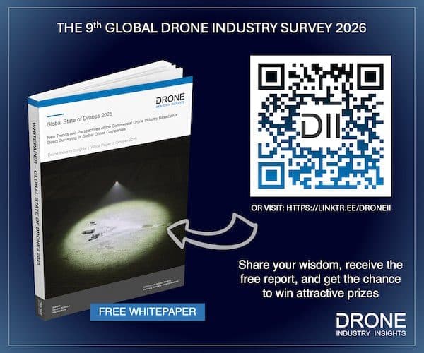 Drone Industry Insights Launches 9th Annual Global Drone Survey — the World's Largest Industry Questionnaire 1