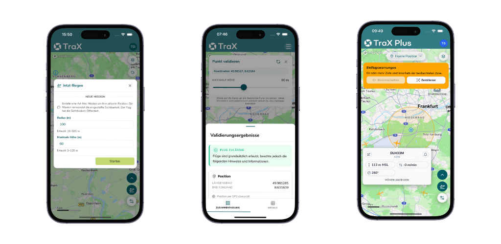 Droniq Maps Rebrands as TraX: Germany's Next-Generation Drone Management App Goes Live 1