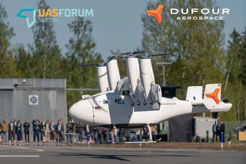 Dufour Aerospace 於瑞典 UAS 論壇展示長程無人機物流能力 1
