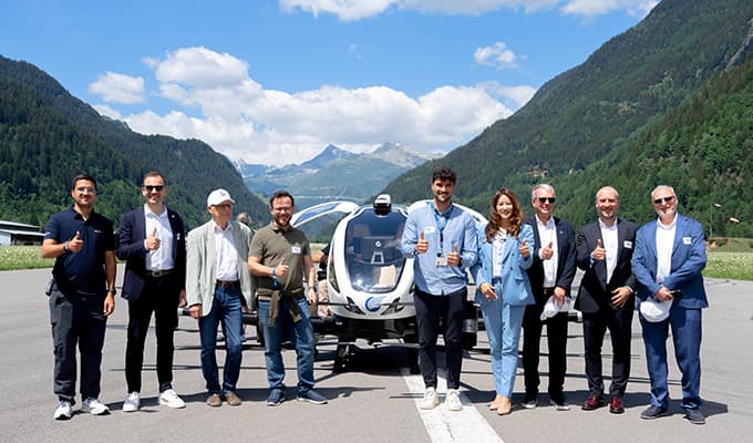 EHang Completes First Unmanned EH216-S Flight in Switzerland, Expanding Global Demonstration Footprint to 22 Countries 1
