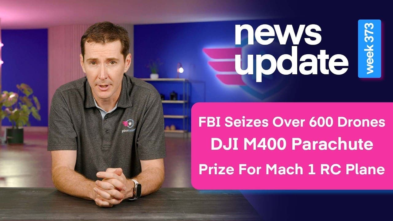 FBI 查扣逾600架無人機、大疆發布M400降落傘、百萬懸賞Mach 1遙控飛機 1