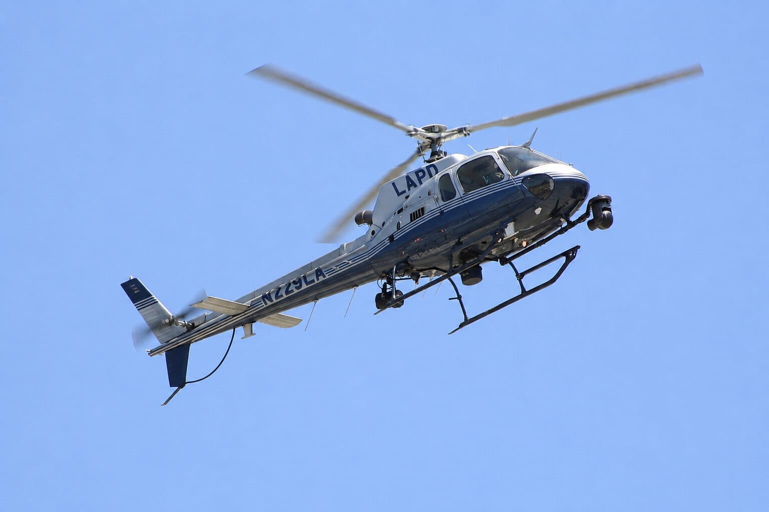 Large Drone Strikes LAPD Helicopter Over Los Angeles; FBI and FAA Launch Investigation 1