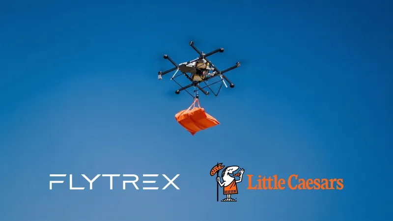 史上最大載重的披薩外送無人機登場!Flytrex Sky2 一次送兩大披薩加飲料 1