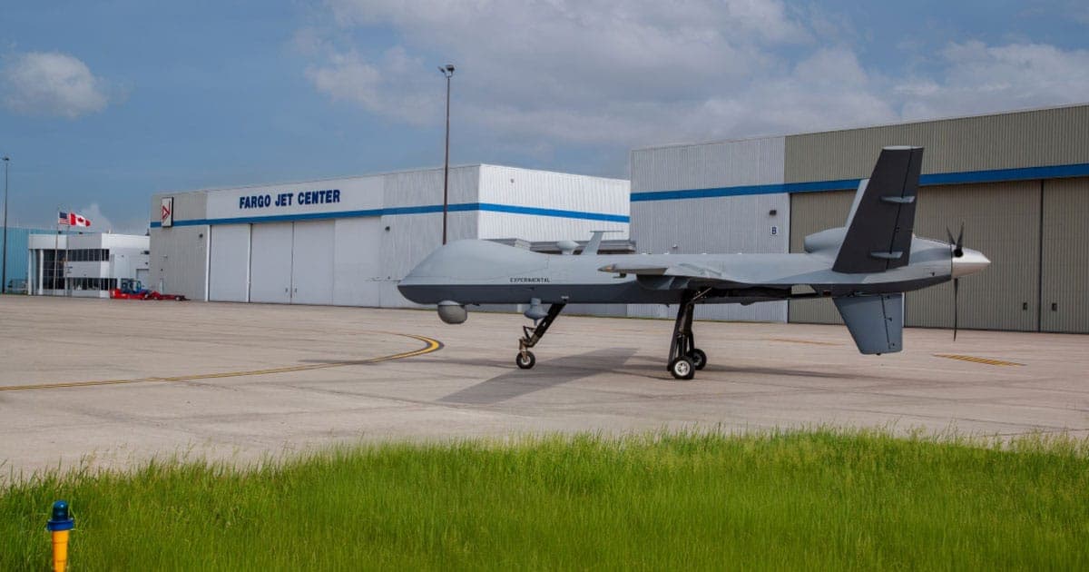 GA-ASI Relocates MQ-9 Operations to Fargo Airport During Grand Forks AFB Runway Construction