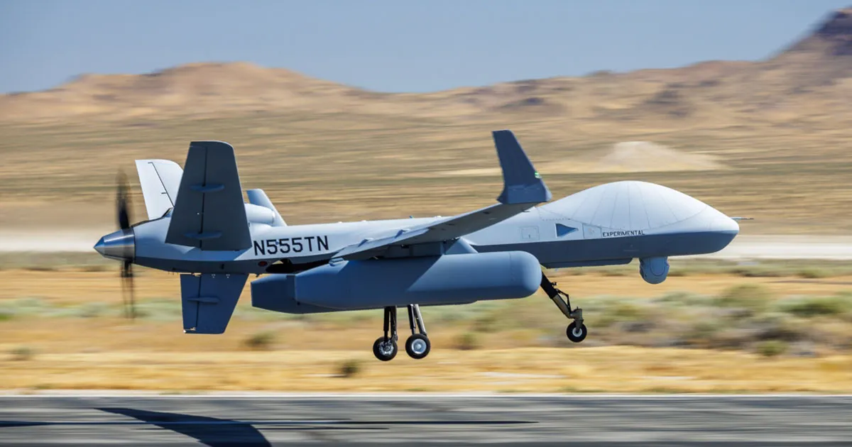 GA-ASI 完成 MQ-9B 搭載空中預警莢艙首飛 1
