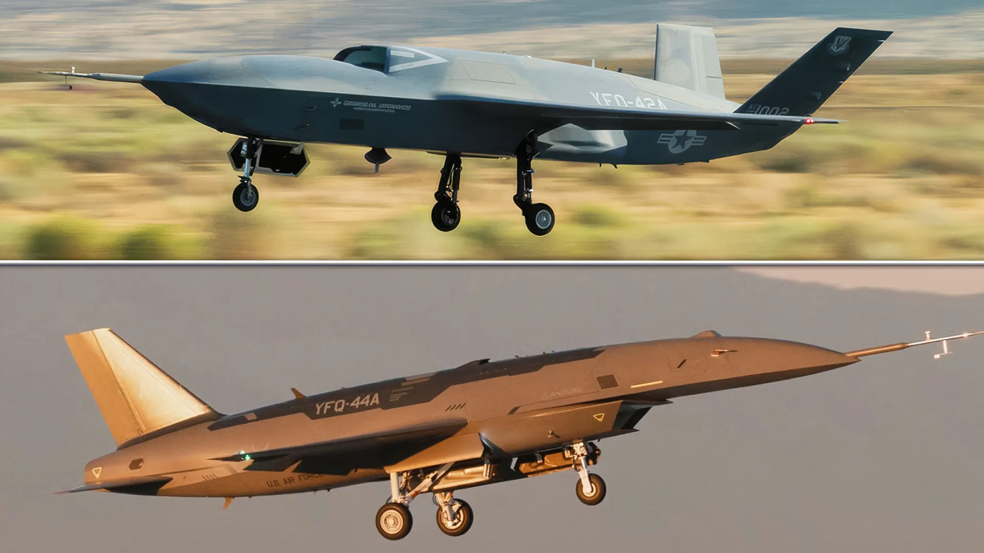 US Air Force Awards Simultaneous Production Contracts for General Atomics FQ-42 and Anduril FQ-44 CCAs