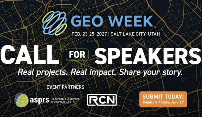 Geo Week 2027 公開徵求講者,7月17日截止報名 1