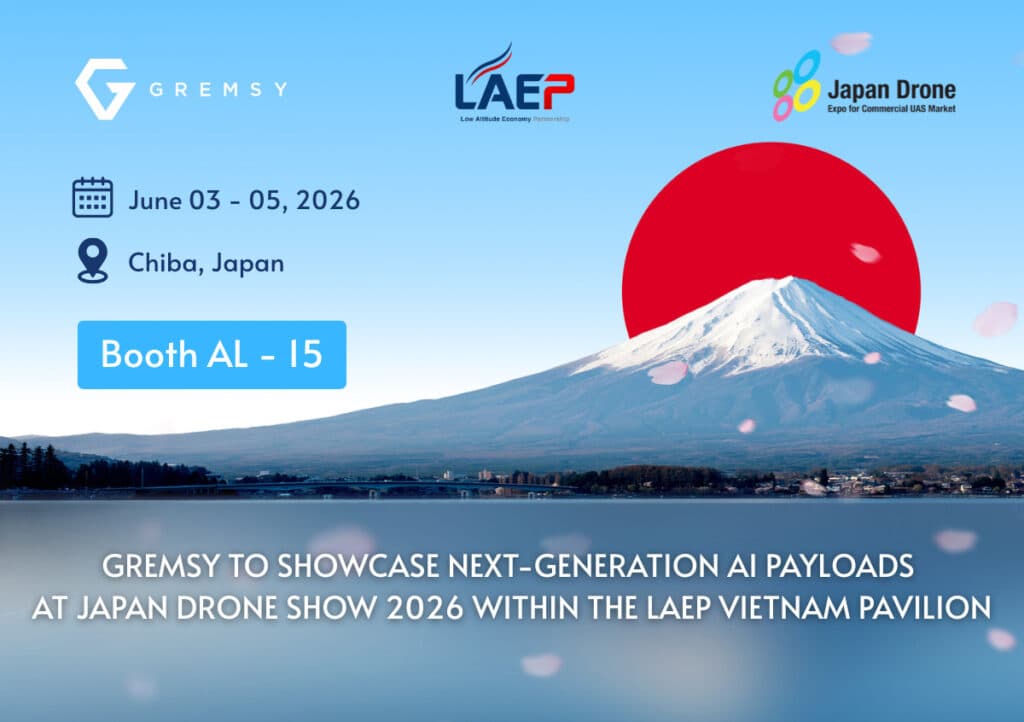 Gremsy 攜 AI 酬載與穩定技術亮相 2026 日本無人機展,越南 LAEP 聯盟打造完整 UAV 生態系 1