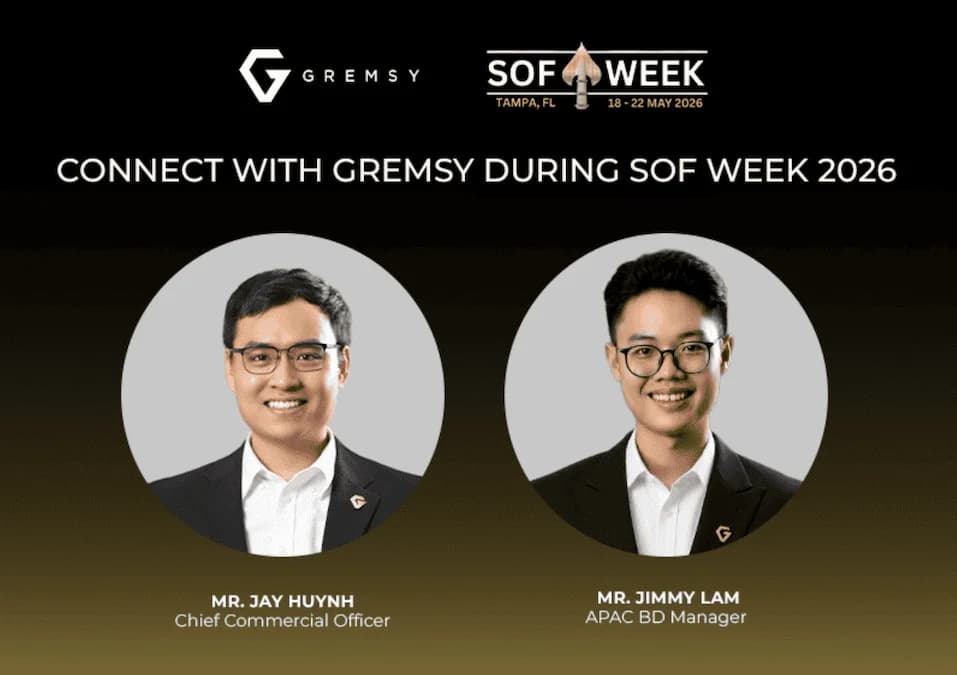 Gremsy 將於 SOF Week 2026 展示先進無人機酬載解決方案與影像技術趨勢 1