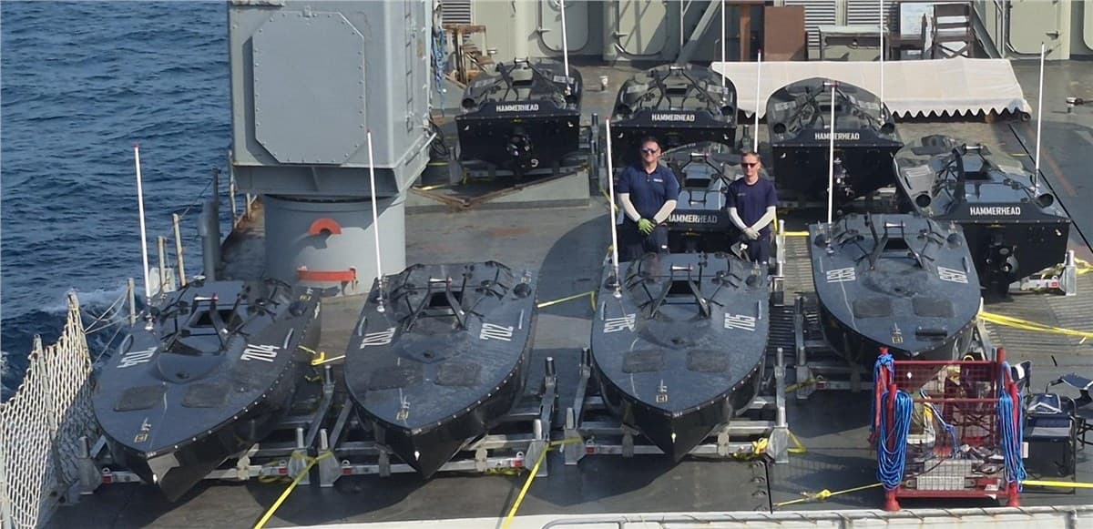 Hammerhead無人水面載具在「金色眼鏡蛇」多國聯演中考驗盟軍防禦極限 1