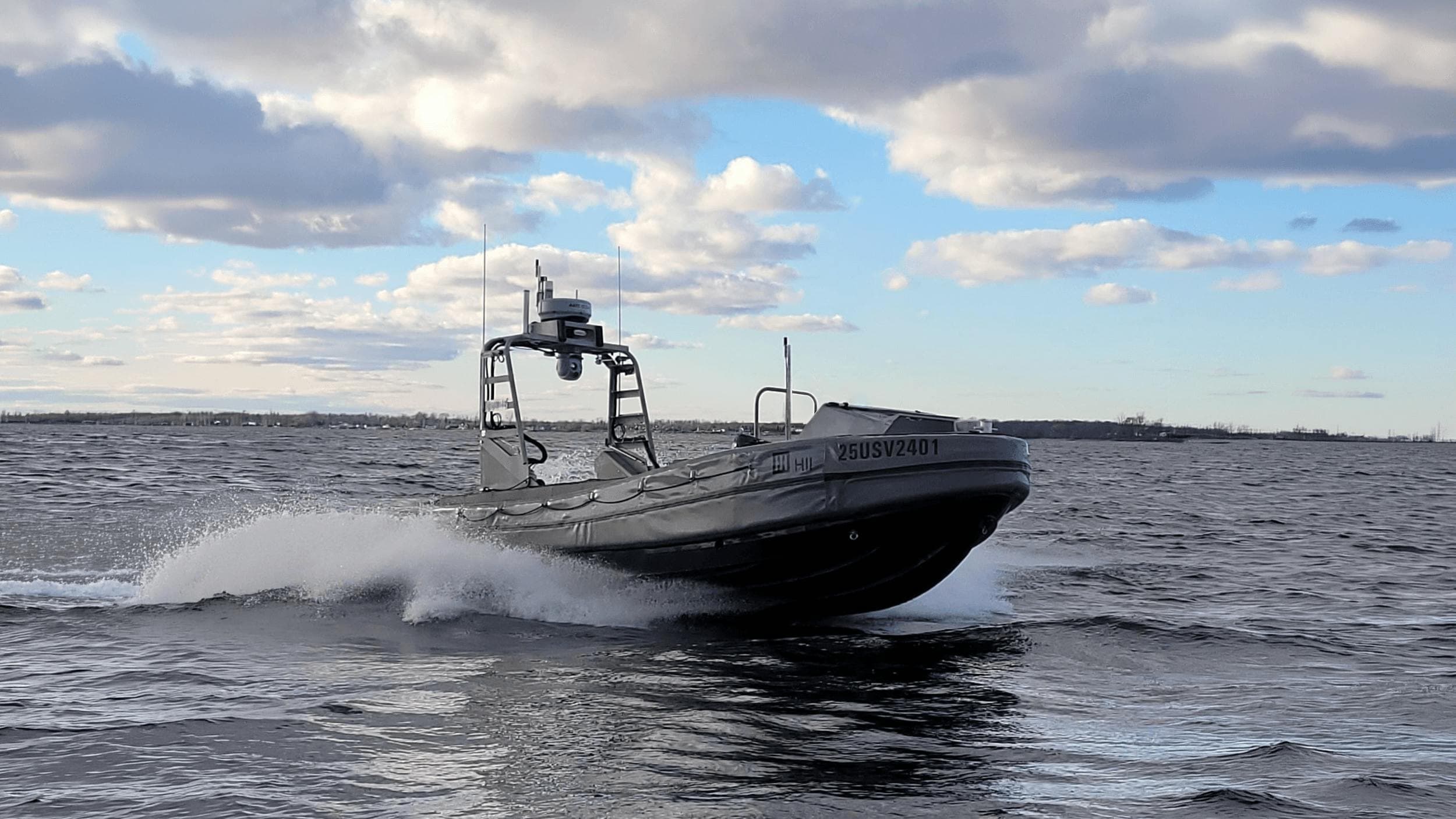 HII與MetalCraft Marine完成ROMULUS-25無人水面載具海上試航 1