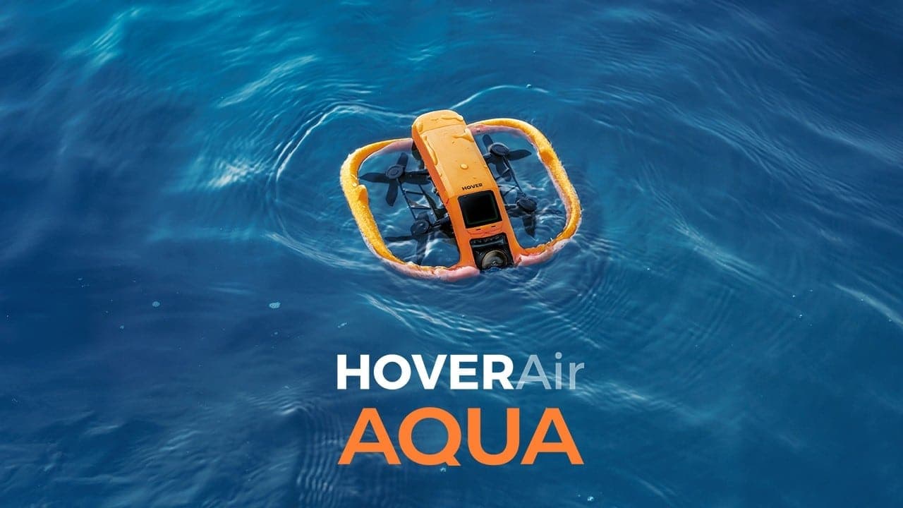 HOVERAir AQUA 防水自拍無人機今日全球50餘國開賣,美國買家因FCC外國無人機禁令被排除在外 1