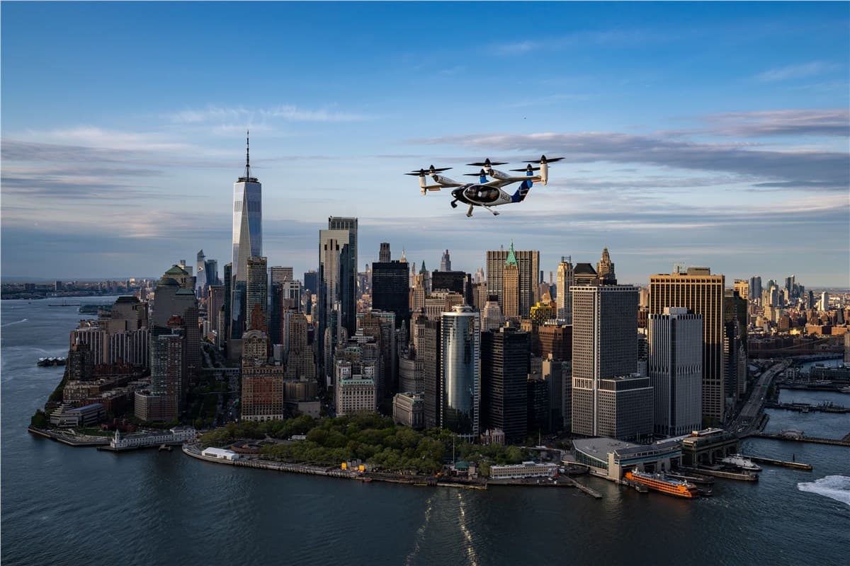 Joby Aviation 電動空中計程車首度於紐約市進行點對點示範飛行,展開為期一週公開展示 1