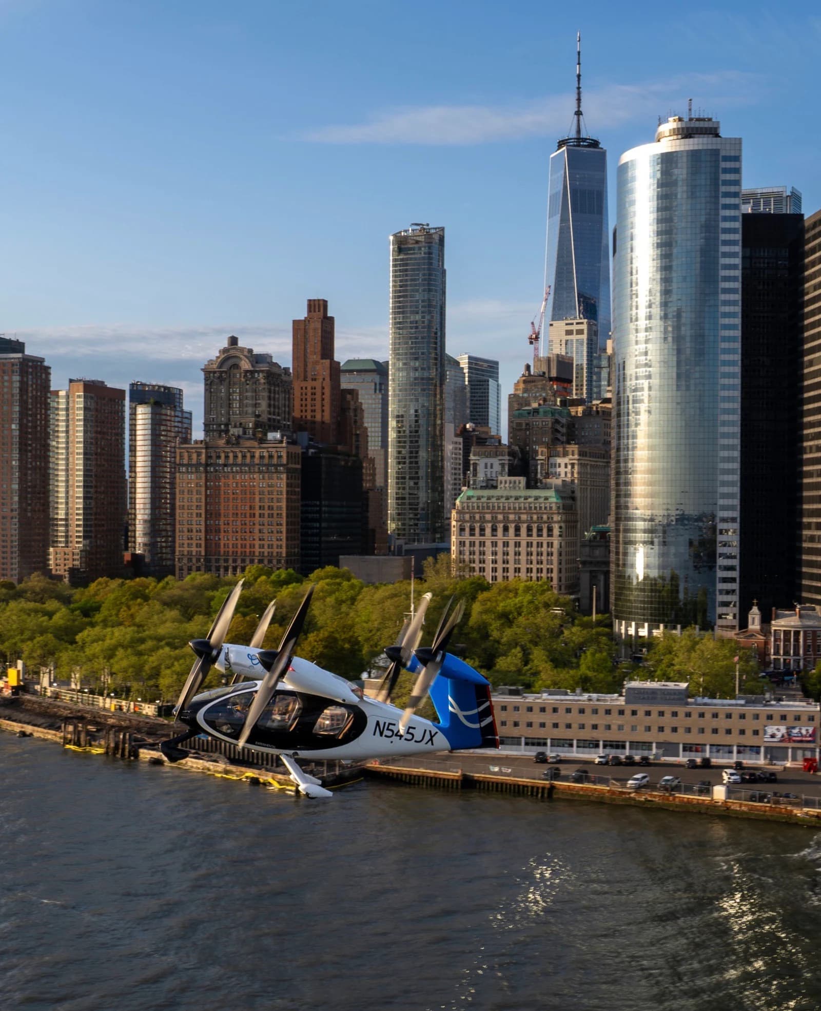 Joby Aviation 完成紐約市首次點對點 eVTOL 空中計程車示範飛行,從 JFK 機場直飛曼哈頓 1
