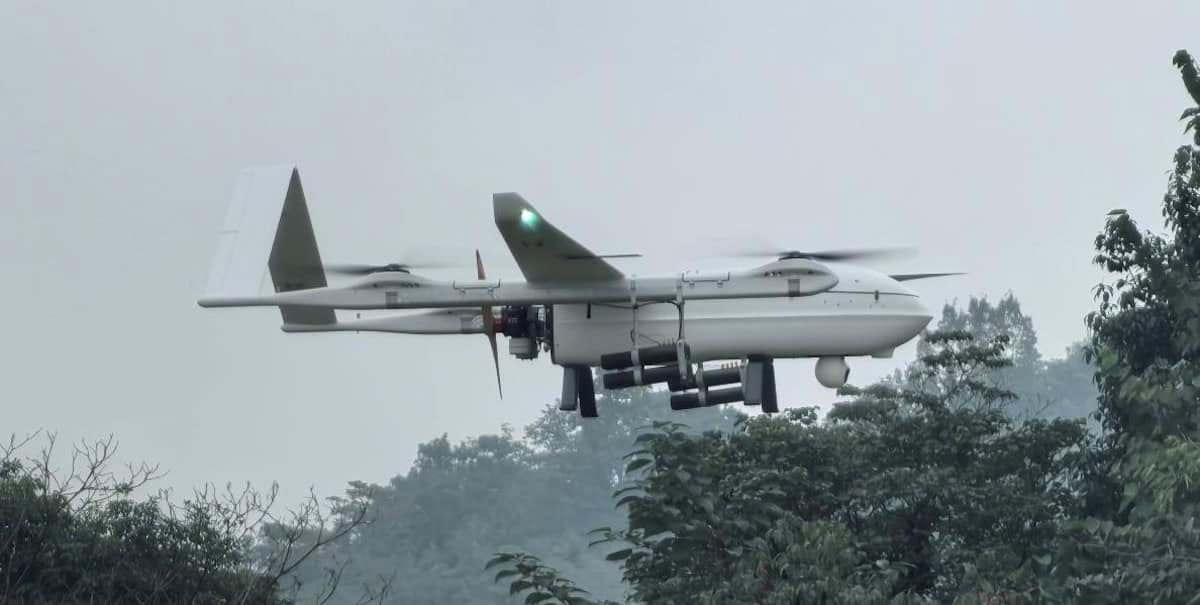 JOUAV 推出 CW-80E 固定翼垂直起降無人機,專為人工影響天氣任務設計 1