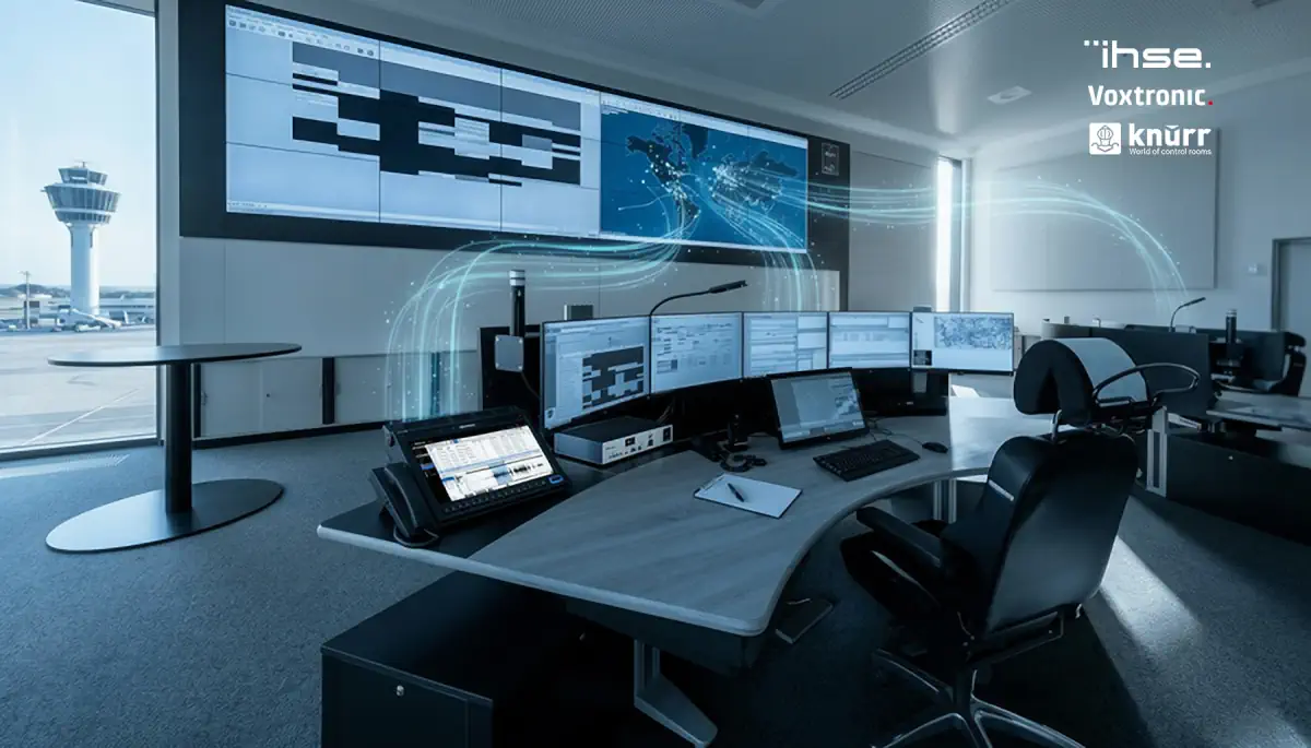 航空管理強強聯手:Knuerr、Voxtronic 與 IHSE 於 Airspace World 展出整合式管制室解決方案 1