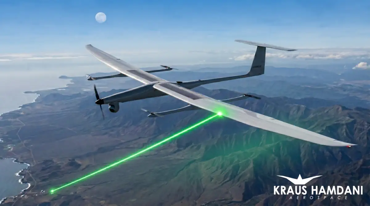 Kraus Hamdani K1000ULE 實現空中雷射充電:無人機不落地即可補充電力 1