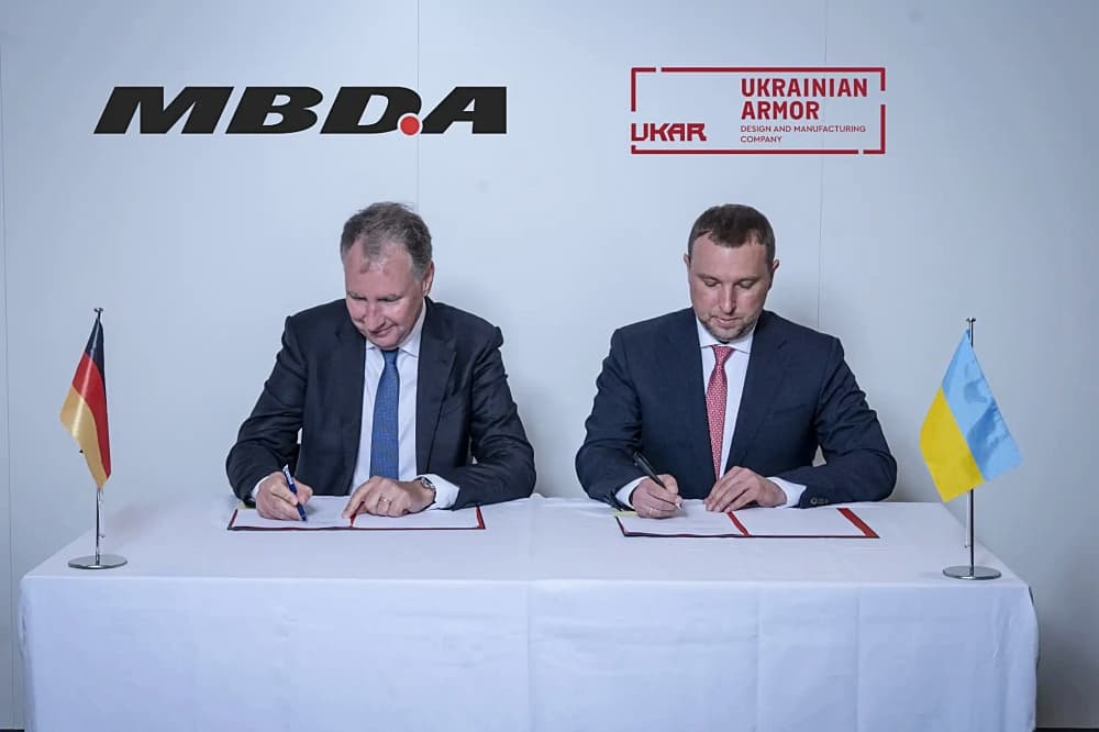 MBDA and Ukrainian Armor Sign MoU to Jointly Develop Deep Strike and Counter-Drone Capabilities 1