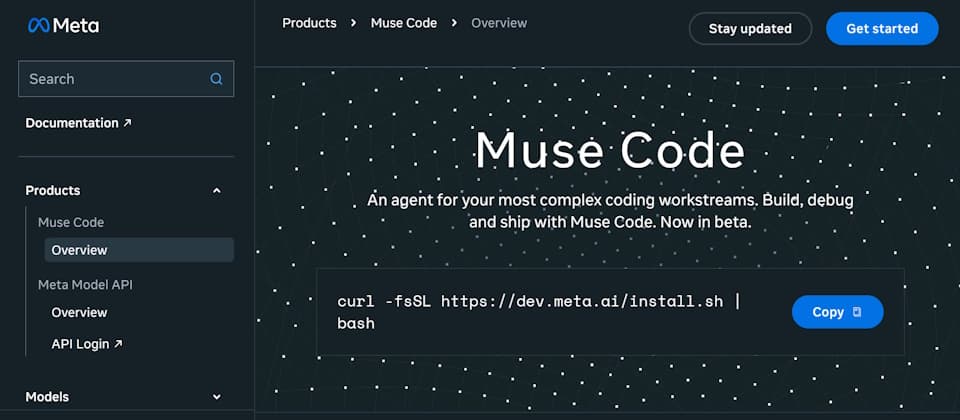 Meta發表Muse Spark 1.2,Muse Code測試版進駐終端機