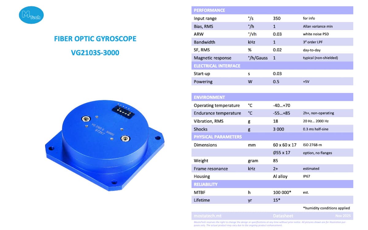 MostaTech to Showcase Military-Grade Fiber Optic Gyroscope Sensors at Eurosatory 2026 1